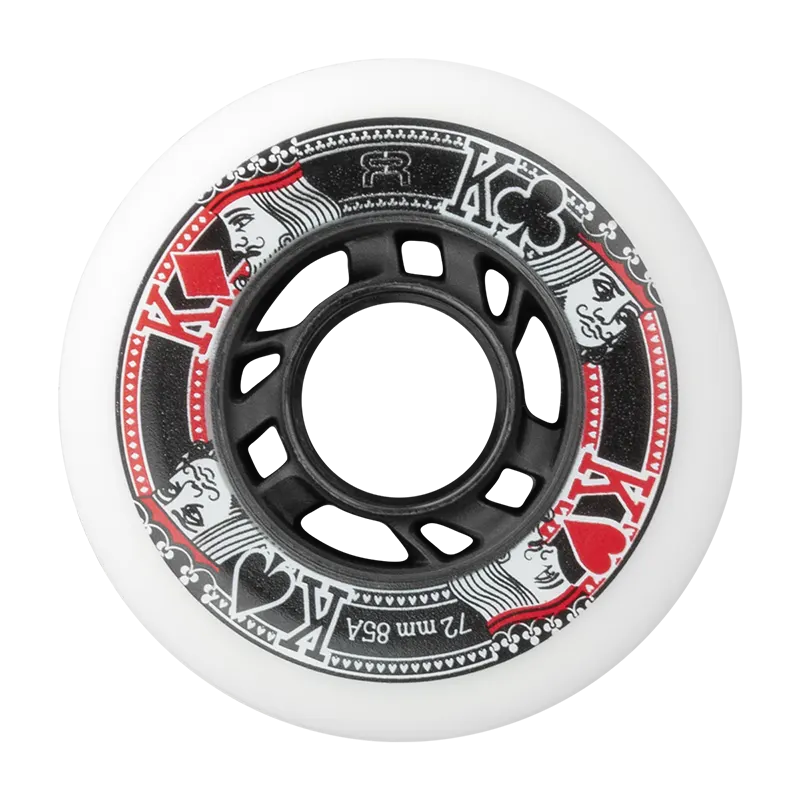 Rulluisuratas Street Kings valge 72mm