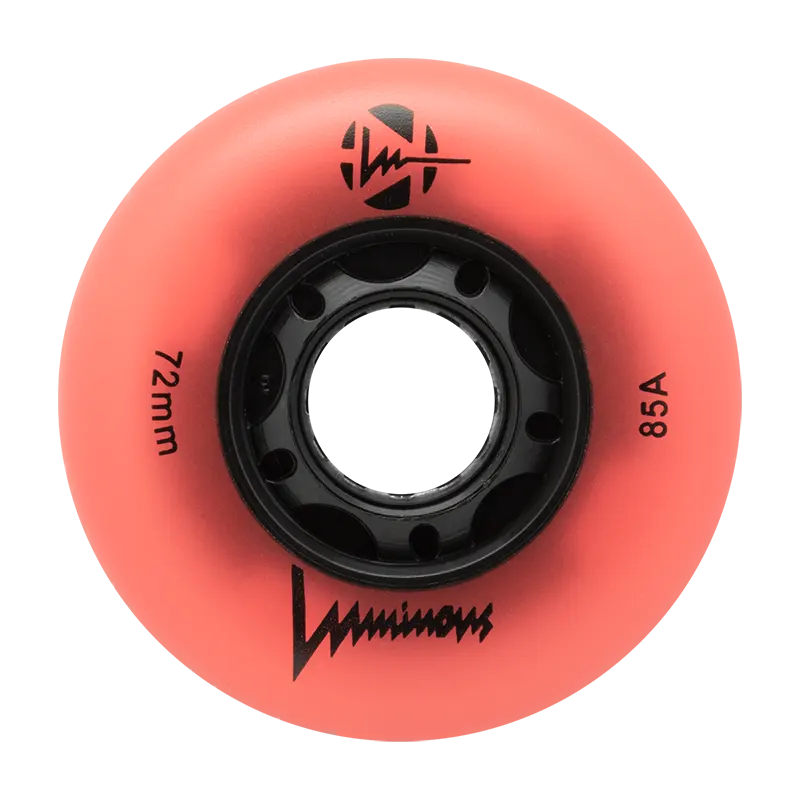 Колеса Luminous GLOW coral 72mm