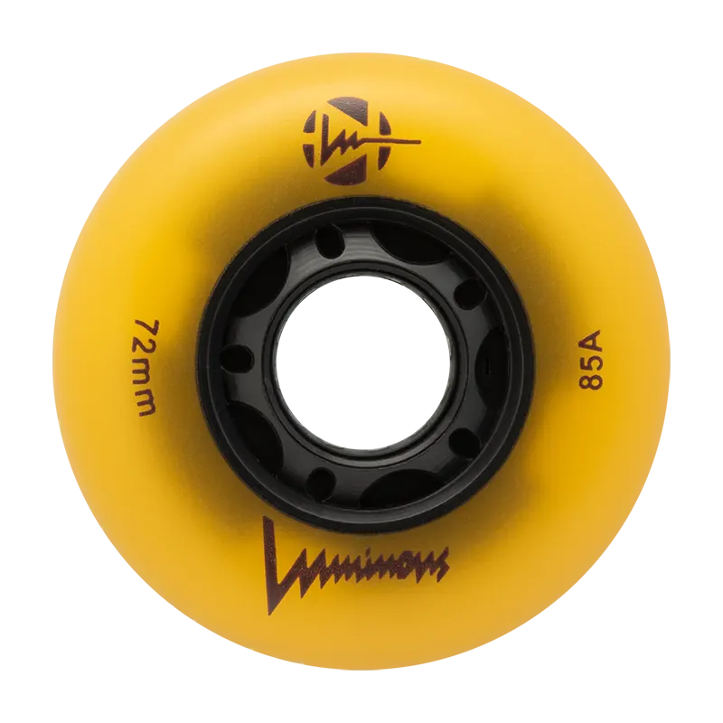 Колеса Luminous GLOW оранжевый 72mm
