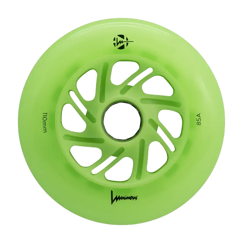 Колеса Luminous GLOW green apple 110mm