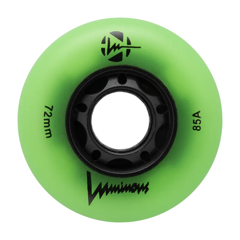 Rulluisuratas Luminous GLOW roheline 72mm