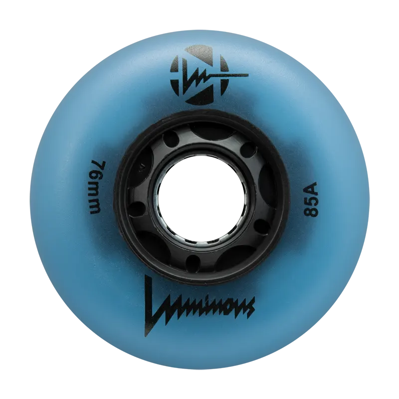 Rulluisuratas Luminous GLOW sinine 76mm